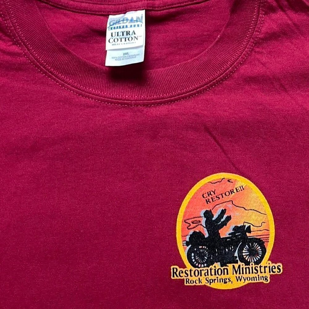 Vintage religious biker motorcycle shirt - Picture 4 of 5